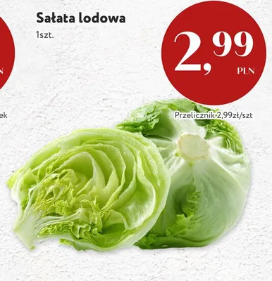 Sałata lodowa promocja w Market Point