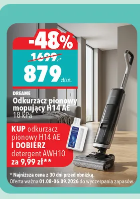 Odkurzacz pionowy mopujący Dreame H14 AE promocja w Biedronka Home