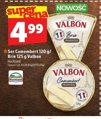 Ser Brie Valbon promocja w TOPAZ