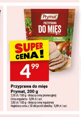 Przyprawa do mięs Prymat promocja w Twój Market