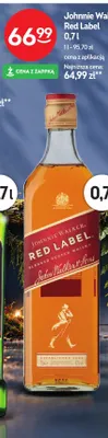 Whisky Johnnie Walker Red Label promocja w Żabka