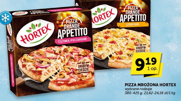 Pizza mrożona Hortex promocja w Groszek