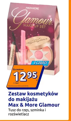Zestaw kosmetyków do makijażu Max & More Glamour promocja w Action