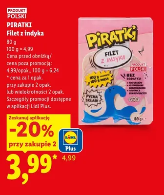 Filet z indyka Piratki promocja w Lidl