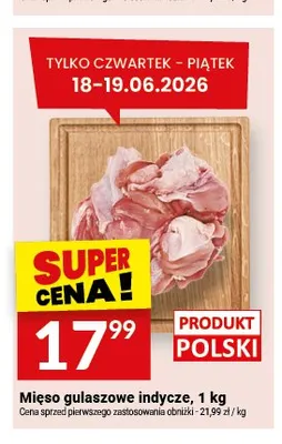 Mięso gulaszowe indycze promocja w Twój Market