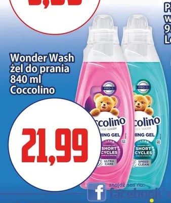 Żel do prania Wonder Wash Speed Clean Coccolino promocja w Kupiec
