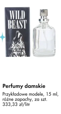 Woda toaletowa Wild Beast promocja w Tedi