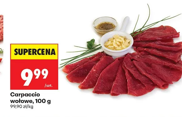 Carpaccio wołowe promocja w Biedronka