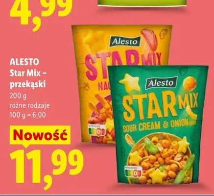 Star Mix przekąski Alesto promocja w Lidl