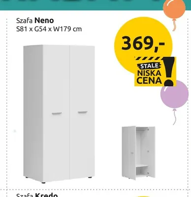Szafa Neno promocja w Black Red White