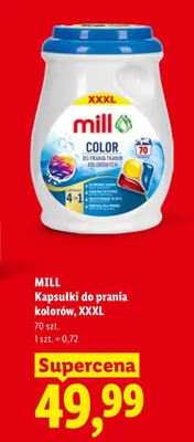 Kapsułki do prania Mill Color XXXL promocja w Lidl