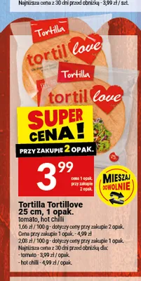 Tortilla Tortillove tomato promocja w Twój Market