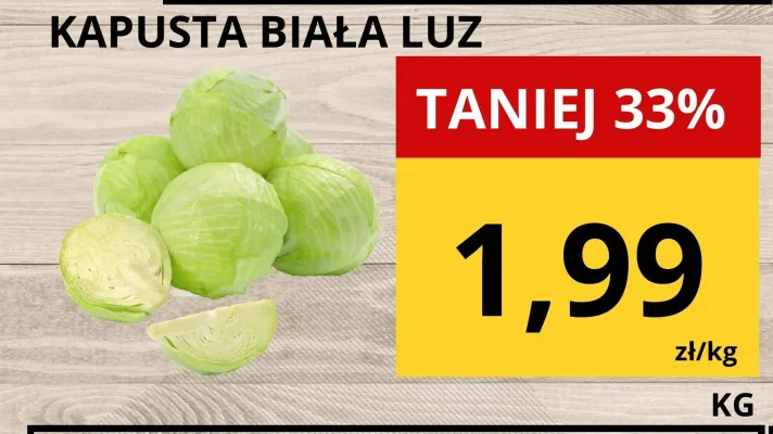 Kapusta promocja w Supeco