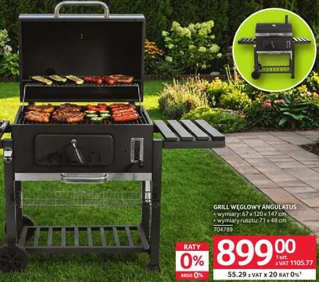 Grill węglowy ANGULATUS promocja w Selgros