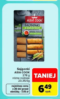 Sajgonki Asia Cook promocja w Carrefour