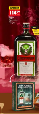 Zestaw likier 1 l + czapka promocja w Biedronka