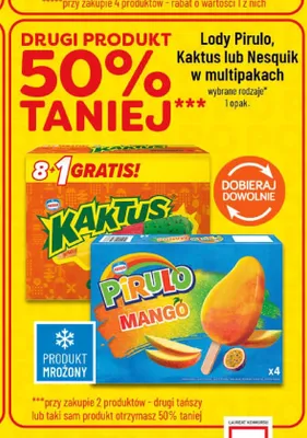 Lody Kaktus 9-pak promocja w POLOmarket
