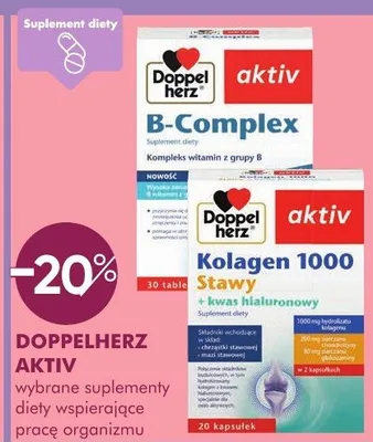 Wybrane suplementy diety wspierające pracę organizmu promocja w Super-Pharm
