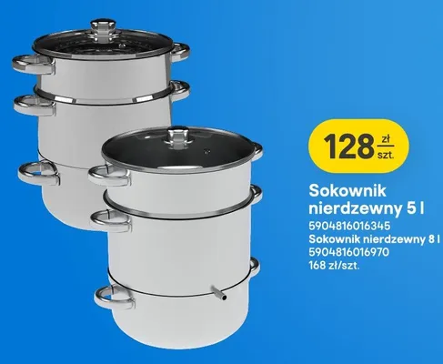 Sokownik nierdzewny 8 l promocja w Castorama