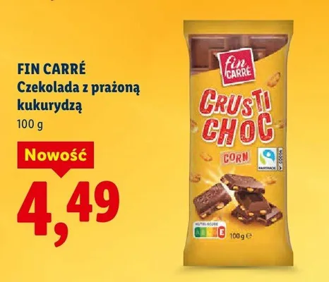 Czekolada z prażoną kukurydzą promocja w Lidl