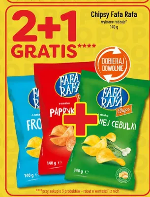 Chipsy Fafa Rafa promocja w POLOmarket
