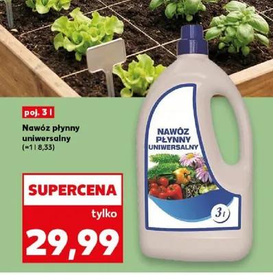 Nawóz płynny uniwersalny poj. 3l Kaufland promocja w Kaufland