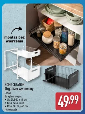 Organizer wysuwany Home Creation promocja w Aldi
