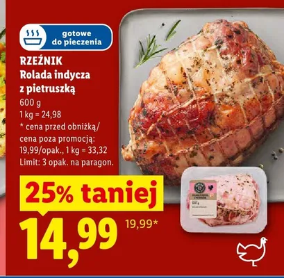 Rolada indycza z pietruszką Rzeźnik promocja w Lidl