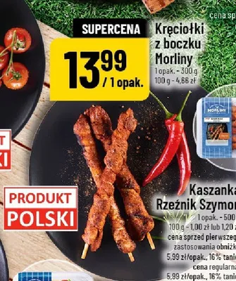 Kręciołki z boczku Morliny promocja w POLOmarket