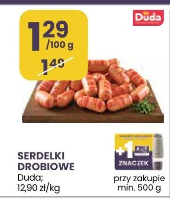 Serdelki drobiowe Duda promocja w Stokrotka