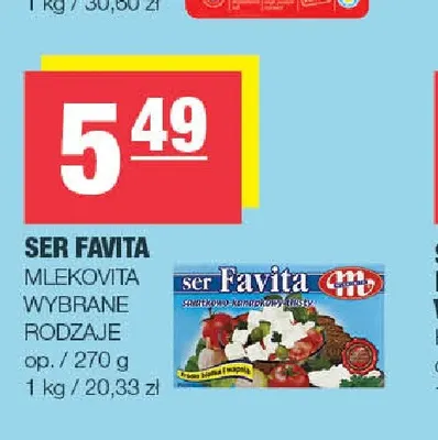 Ser Favita Mlekovita promocja w SPAR