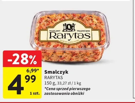 Smalczyk Rarytas promocja w Intermarche