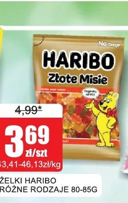 Żelki Haribo Złote Misie promocja w Bingo