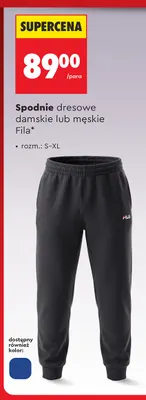 Spodnie dresowe damskie Fila promocja w Biedronka