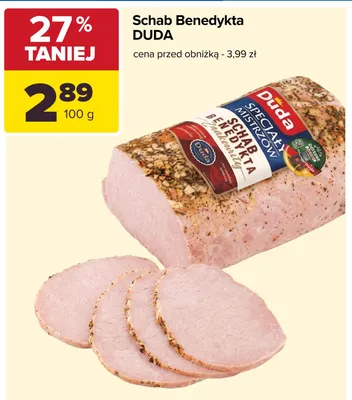 Schab Benedykta Duda promocja w Carrefour