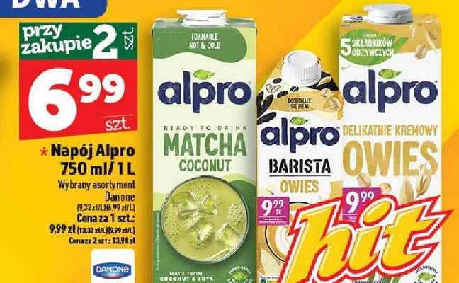 Napój Alpro Matcha Coconut promocja w TOPAZ