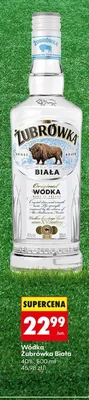 Wódka Żubrówka Biała promocja w Biedronka