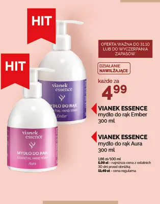 Mydło do rąk Aura Vianek Essence promocja w Ziko Dermo