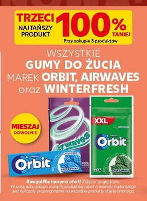 Guma do żucia Orbit Peppermint promocja w Kaufland
