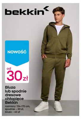 Bluza dresowa chłopięca Bekkin promocja w Pepco