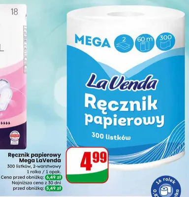 Ręcznik papierowy Mega promocja w Dino