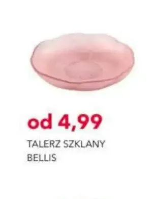 Talerz szklany Bellis promocja w Nela