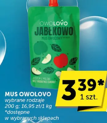 Mus Owolovo wybrane rodzaje promocja w Groszek