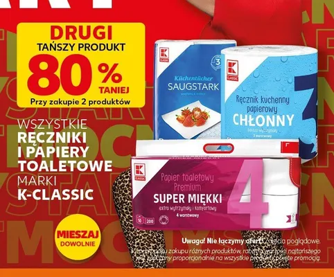 Ręcznik kuchenny papierowy Saugstark K-Classic promocja w Kaufland