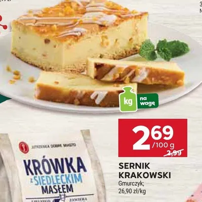 Sernik krakowski promocja w Stokrotka
