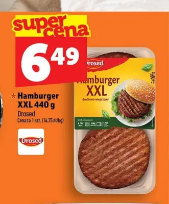 Hamburger XXL Drosed promocja w TOPAZ