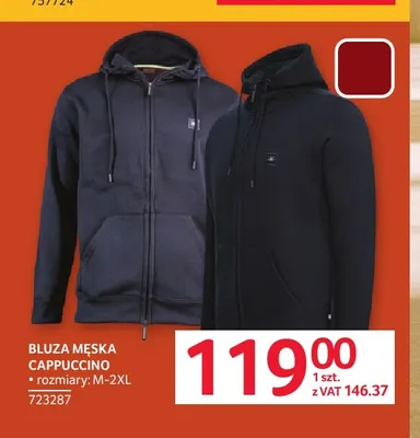 Bluza męska Cappuccino promocja w Selgros