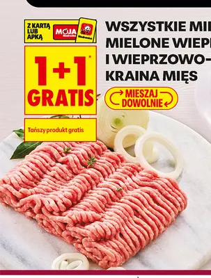 Mięso mielone wieprzowe Kraina Mięs promocja w Biedronka