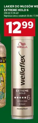 Lakier do włosów Wellaflex Extreme Hold 6 promocja w Stokrotka