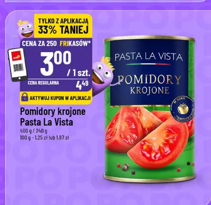 Pomidory krojone Pasta La Vista promocja w POLOmarket